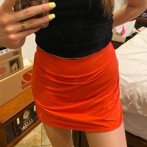 NIKE tennis skirt coral